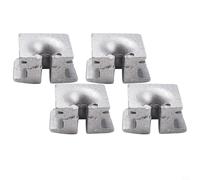Eawfgtuw Lot de 4 pièces de rechange durables pour tondeuse à gazon C 362 C 462 C 562 Plus 302 Tr - Avec manchon à œillets - Tête de débroussailleuse en métal