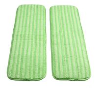 Eawfgtuw Lot de 4 serpillères lavables et réutilisables en microfibre pour balai Swiffer XL, 45 x 15 cm d'épaisseur, tampons de nettoyage de sol pour bois dur, carrelage, stratifié, linoléum et vinyle