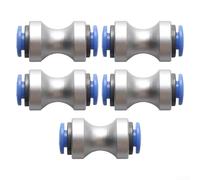 Eawfgtuw Lot de 5 connecteurs de tube PTFE pour Bambu Lab P1P P1S pour imprimantes 3D X1 X1C X1E, coupleurs en alliage avec résistance aux hautes températures de -190 ℃ à 260 ℃