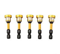 Eawfgtuw Lot de 5 embouts de tournevis magnétiques de positionnement 50 mm pour cloison sèche, plaques de plâtre, travail du bois