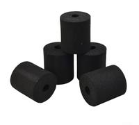 Eawfgtuw Lot de 5 éponges pour rouleaux de rechange pour applicateur de colle manuel, recharges d'outils de revêtement rapide de 7,6 cm et 15,2 cm, compatibles avec PVC, latex, adhésifs pour bois