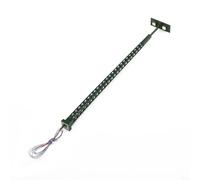 Eawfgtuw Lot de 5 feux de mât en treillis avec LED - 3 V CC/AC, 20 mA, comprend des résistances pour 12-16 V, fixation en métal pour les configurations de train et