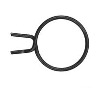 Eawfgtuw Lot de 5 ressorts de rechange pour poignée de porte de pelouse, kit de réparation de torsion de bobine en acier inoxydable pour loquet à levier, pièces intérieures rondes noires (FMTB-MSNH-5)