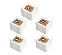 Eawfgtuw Lot de 5 sacs à poussière de grande capacité pour aspirateur robot L50 SES L60 SES à vidange automatique, filtre en tissu non tissé 40 % plus grand