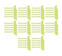Eawfgtuw Lot de 50 attaches de câble en nylon en forme de feuille de 20 cm pour support et organisation des cordons, en plastique solide pour la gestion des câbles, la maison (vert)