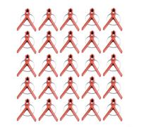 Eawfgtuw Lot de 50 clips de greffage en plastique pour concombre, aubergine et pastèque - Outil de support pour plantes de jardin avec design anti-chute sécurisé, facile à utiliser pour l'extérieur