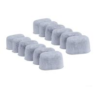 Eawfgtuw Lot de 6 filtres à eau au charbon pour machines à café expresso, charbon actif en coquille de noix de coco, blanc, 55 x 32 x 34 mm (12 pièces)