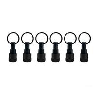 Eawfgtuw Lot de 6 porte-embouts de tournevis à tige hexagonale de 10,2 cm avec tige d'extension pour pilote, adaptateur porte-clés pour outils à douille rapide de 10,2 cm, embout métallique (D)