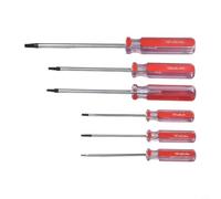 Eawfgtuw Lot de 6 tournevis triangulaires en acier au chrome vanadium - Outils de réparation TA1,8-4,2 mm pour électricien et mécanicien - Entretien des appareils électroniques