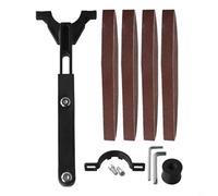 Eawfgtuw Lot de 8 adaptateurs de meuleuse d'angle vers ponceuse à bande, 100 mm et 125 mm pour le travail du bois et le polissage des métaux