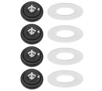 Eawfgtuw Lot de 8 joints de rechange pour diaphragme de toilettes et joint de soupape de remplissage en caoutchouc compatibles avec Siamp 34951307, joint de réservoir d'admission latérale et joint de