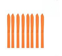 Eawfgtuw Lot de 8 sangles d'arrimage à boucle souple pour VTT, UTV, moto, motoneige, pelouse, équipement de pelouse - Capacité de charge de 1 043 kg - Sangle en nylon anti-rayures (orange)