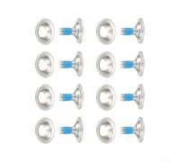 Eawfgtuw Lot de 8 vis de fixation pour snowboard en acier inoxydable 304 M6 x 17 mm avec rondelles, kit de quincaillerie pour la plupart des fixations et skis, argenté