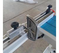Eawfgtuw Loupe déflecteur avec ligne graduée transparente pour scie de table coulissante et bande de bord machine à bois, lentille de positionnement en plastique, transparent ou rouge, 25 mm 1 (25 mm