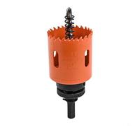 Eawfgtuw M42 Foret en acier avec tige hexagonale pour métal, bois et plastique, rainure ronde d'éjection de copeaux pour nettoyage propre (50 mm)