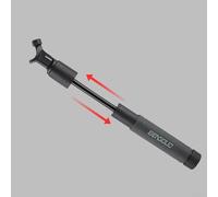 Eawfgtuw Main double action pour ballons de sport, gonfleur bidirectionnelle portable avec aiguille à ballon, air push pull pour basket-ball, football, volley-ball, noir