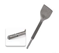 Eawfgtuw Mèche à marteau électrique à tige ronde avec burin à rainure plate, foret à maçonnerie en acier traité thermiquement pour perceuses à percussion SDS Plus, retrait de la toiture de carreaux de