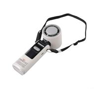 Eawfgtuw Mini turbine portable alimentée par USB avec 100 réglages de vitesse et affichage numérique pour le camping, les voyages et l'utilisation à la maison (blanc réfrigérateur)