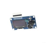Eawfgtuw Module d'affichage 3,3 cm/2,4 cm avec encodeur rotatif EC11, interface I2C, résolution 128160, pour projets de microcontrôleur (A)