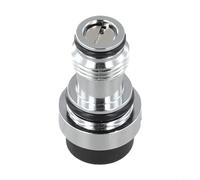Eawfgtuw Noyau de valve en laiton pour gonfleur BCD pour veste de plongée en forme de K, bobine de rechange avec anneau O-For et outil d'entretien, argent