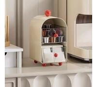 Eawfgtuw Organiseur de sachets de thé multicouche et boîte de rangement pour café avec tiroirs, comptoir de cuisine en acrylique et solution de rangement de bureau pour collection de thé et station de