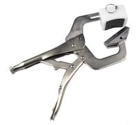 Eawfgtuw Outil de presse à frettes portable pour guitare et basse luthiers avec 9 inserts de rayon 7,25/9,5/10/12/14/15/16/17/20 - Construction en acier avec molette (presse à frettes)