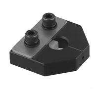 Eawfgtuw Outil de soudage à filament en aluminium de 1,75 mm et connecteur pour PLA ABS PETG, joint et épisseuse de filament, réparation et dispositif de jonction pour sans couture (noir)