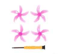 Eawfgtuw Pagaie colorée à dégagement rapide compatible avec DJI NEO2, hélices en matériau PC orange/rose/gris/vert vif, levage et maniabilité améliorées, pour plus de facilité (rose)
