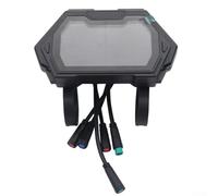 Eawfgtuw Panneau d'affichage LCD pour scooter électrique compatible avec Kukirin G2 G3 G3 PRO Noir ABS Écran de remplacement pour tableau de bord