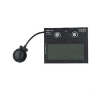Eawfgtuw Panneau de lentille de soudage auto-obscurcissant, à énergie solaire, lentille de rechange avec capteur intelligent, filtre d'automatisation, protection UV (couleur véritable)