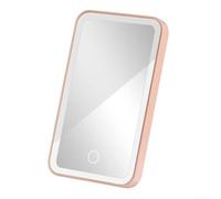 Eawfgtuw Pare-soleil intérieur de voiture LED miroir de maquillage écran tactile luminosité réglable restauration de la lumière naturelle technologie de réduction des ombres pour femmes et filles