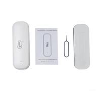 Eawfgtuw Petit hygromètre numérique d'intérieur - Thermomètre numérique d'humidité | Stockage et exportation de données gratuits | Thermomètre intelligent pour une vie intelligente (zigbee)