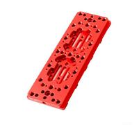 Eawfgtuw Plaque à queue d'aronde en alliage d'aluminium 220 mm pour télescope d'astronomie à montage équatorial, design élargi compatible avec les grands supports (220 mm, rouge)