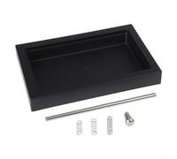 Eawfgtuw Plateau d'égouttement fin à profil bas, embout vapeur à trou unique, kit de modification de ressort OPV 6/9/12 bar, compatible avec machine à expresso Gaggia Classic Pro, (A)