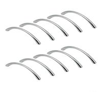 Eawfgtuw Poignée de porte de grange en alliage d'aluminium, quincaillerie de portail coulissante robuste pour garage, abri de jardin, placard, intérieur et extérieur, 155 mm (sans base), noir (noir