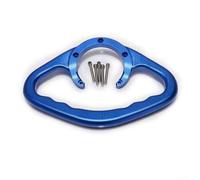 Eawfgtuw Poignée de réservoir de sécurité passager pour Yamaha FZ1 FZ6 R1 R6 MT-03 MT-07 pour MT-09 MT-25 XJ6 en alliage d'aluminium CNC avec rainures antidérapantes (bleu)