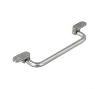 Eawfgtuw Poignée pliante en acier inoxydable 304 pour une utilisation industrielle intensive, design mobile peu encombrant avec mécanisme à ressort, pour une longue durée de vie résistante à la