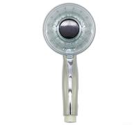 Eawfgtuw Pommeau de douche LED avec détection de température avec affichage à changement de couleur, 3 modes de pulvérisation, mode mixte, débit d'eau de salle de bain, indicateur de température