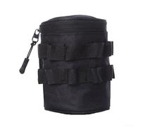 Eawfgtuw Porte-gobelet d'extérieur robuste en tissu Oxford 600D pour bouteille d'eau, sac à dos, fixation pour camping, randonnée, aventures, pochette de rangement de canettes de bière de grande