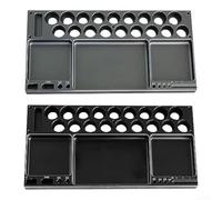 Eawfgtuw Porte-outils en métal pour assemblage de modèles télécommandés, plateau de rangement résistant à la rouille pour tournevis, coupe-fil et pinces, garde l'atelier bien rangé