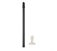 Eawfgtuw Poteau de tente réglable en fibre de carbone pour auvent de camping, auvent, abri de randonnée, poteau télescopique (1,35 mètre)