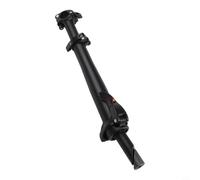 Eawfgtuw Potence de vélo pliable en alliage d'aluminium avec libération rapide, rehausseur de guidon réglable pour rehausseurs avant, léger pour tube de direction CNC pour vélos, noir argenté (noir A)