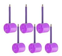 Eawfgtuw Pour chambre à air ultralégère 46 g 700 C 33-50 C pour chambre à air de vélo, compatible avec les tailles de pneus 35C/38C/40C/42C/45C/47C/50C, design léger pour réduire (6 pièces SV 65)