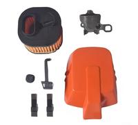 Eawfgtuw Pour filtre à air - Kit carburateur pour tronçonneuse 362 371 372 372XP - Pièce de rechange 503817701 - 7 pièces avec adaptateur levier d'accélérateur et