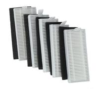 Eawfgtuw Pour MEDION X20 SW+/MD 11415 et pour aspirateurs X21 SW+/MD 11500, lot de 5 pièces de rechange pour filtre HEPA avec anti-poussière