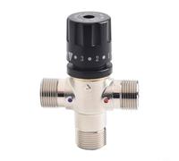 Eawfgtuw Pour mitigeur thermostatique pour systèmes de chauffage solaire, DN20 3/4" cuivre TMV avec contrôle 35-55°C, sans danger pour l'alimentation chaud/froid,