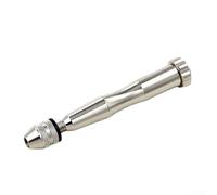 Eawfgtuw Pour petite perceuse manuelle avec mandrin de 0,3 à 3,5 mm et 10 forets pour bois, plastique, bijoux, fabrication de montres, fabrication de circuits imprimés - Ensemble d'outils rotatifs