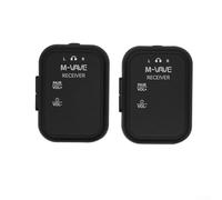 Eawfgtuw Pour système de retour d'oreille sans fil pour M-VAVE WP-12, transmission audio sans perte de 2,4 GHz, stéréo numérique 24 bits/48 kHz, portée de 30 m, batterie émetteur 24 h,