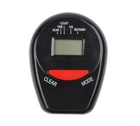 Eawfgtuw Rameur de compteur électronique avec écran LED pour rameur hydraulique, compteur de calories, fréquence cardiaque, noir, 111 x 86 mm