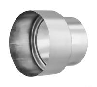 Eawfgtuw Réducteur de conduit de cheminée en acier inoxydable pour poêle à bois ou ventilation de cheminée, haute température (Ø 100 mm/Ø 80 mm)